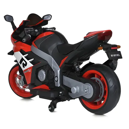 Электромобиль детский Bambi Мотоцикл Ducati M 6013EL-3 24V на аккумуляторе с USB музыкой и дополнительными колесами - фото 7