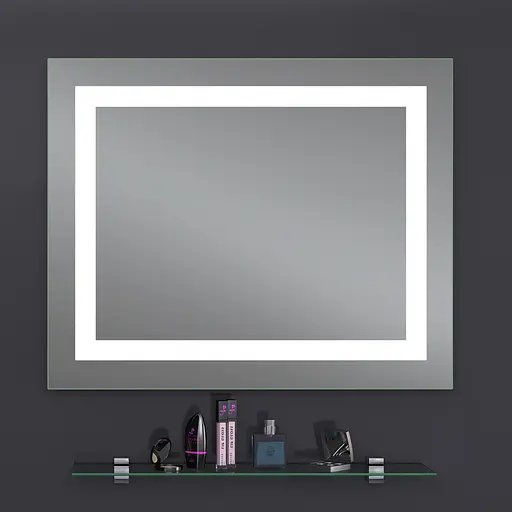 Дзеркало Sanwerk Лава "Квадра" 90x65 ZL0000162 - фото 1