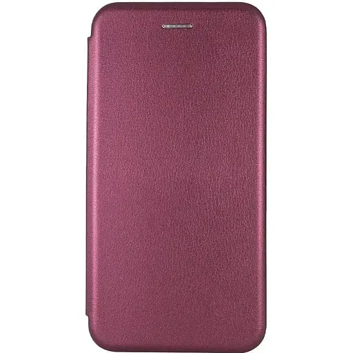 Кожаный чехол-книжка Epik Classy для Xiaomi Redmi Note 14 5G Бордовый