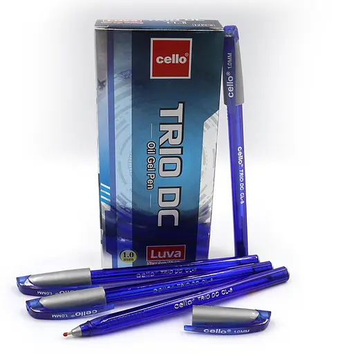 Ручка масляная Cello Trio DC, 12 шт.