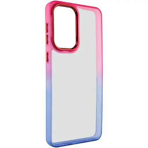 Чехол TPU+PC Fresh sip series для Motorola Moto E13 Синий / Розовый