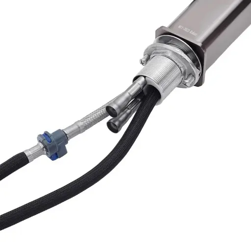 Змішувач для кухні з висувним виливом Kroner KRP Edelstahl Klassisch - PVD03918 (CV032499) - фото 7