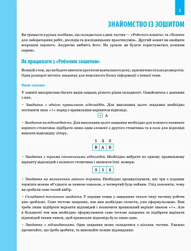 Біологія. 8 клас. Робочий зошит - фото 2