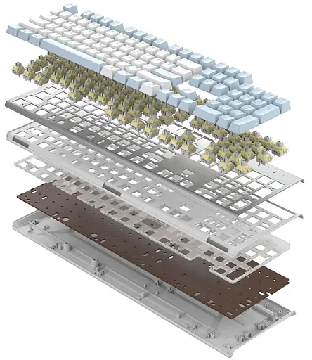 Клавіатура A4Tech Fstyler FS100 USB Blue (FS100 (Icy Blue)) - фото 9