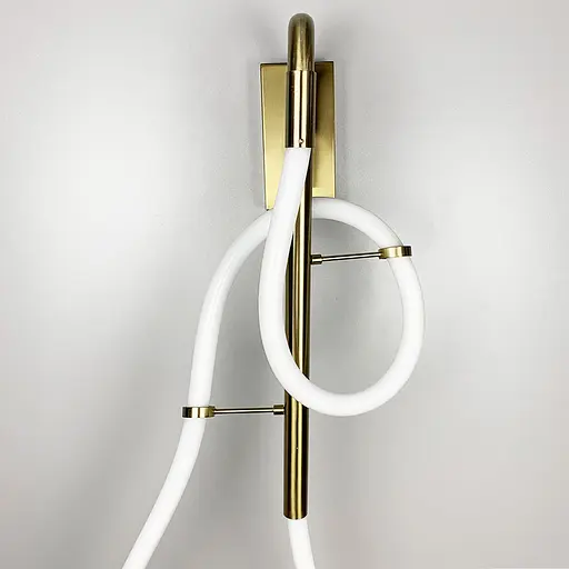 Золоте бра з гнучким неоном Line F WB 6/850 AB - фото 4