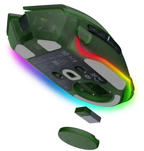 Миша Razer Basilisk V3 PRO Wireless 35K Phantom Green (RZ01-05240300-R3G1) - фото 4