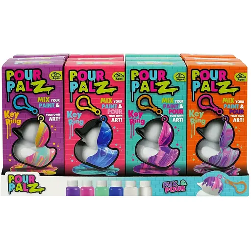 Набор для творчества ToyMonster Флюид Арт Брелок Утенок в ассортименте (GS-G26262) - фото 26