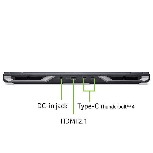 Ноутбук Acer Predator Helios Neo 16 PHN16-73 16" WQXGA IPS Intel U9-275HX 64GB F2TB NVD5060-8 Lin чорний - фото 5