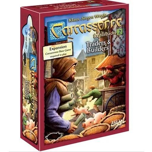 Настольная игра Z-MAN GAMES Каркассон: Купцы и зодчие (Carcassonne - Exp: 2 - Traders & Builders (New Version)) (англ.) (ZM7812) - фото 1