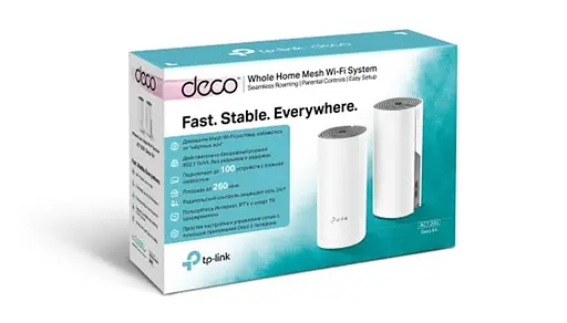 WiFi Mesh система TP-Link Deco E4(2-pack) - фото 6