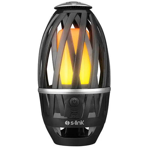Ліхтар аккумуляторный S-link SL-F807 34 Leds 1200mAh USB Rechargeable Flame Effect Decorative Чорний