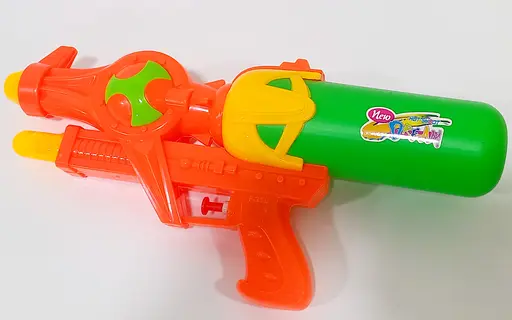 Водяний пістолет MR 0975 розмір 30см (6903317480852) Помаранчевий - фото 2