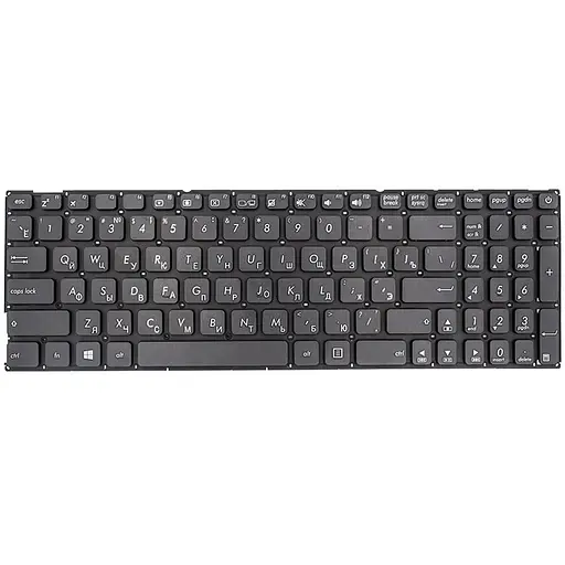 Клавiатура для ноутбука ASUS X541 series чорний, без фрейма