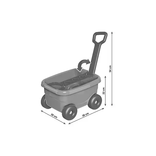 Дитячий конструктор Візок ТехноК 1393TXK 50 деталей - фото 6