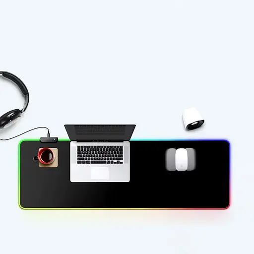 Игровая поверхность (коврик) STAND JD-S16 LED+RGB (800*300*4mm) Black - фото 2