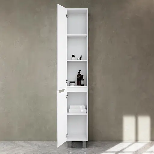 Пенал Am.Pm Gem S 30 см підлоговий білий білий M91CSL0306WG38, Білий - фото 3