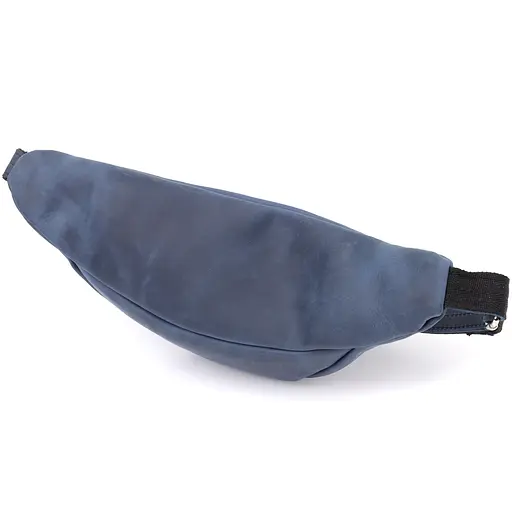 Чоловіча бананка відмінної якості з натуральної шкіри вінтажної SHVIGEL 34х14х7 см sum0027445 - фото 2