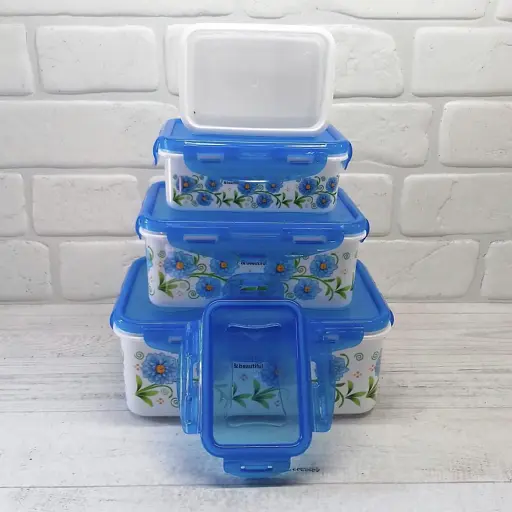 Набор контейнеров Frico FRU-822 с крышкой 4 шт. пластиковые   - фото 3