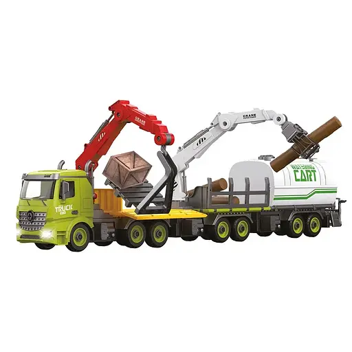 Автоконструктор Otamanko 3-в-1 Коммунальная служба Погрузчик с поддоном