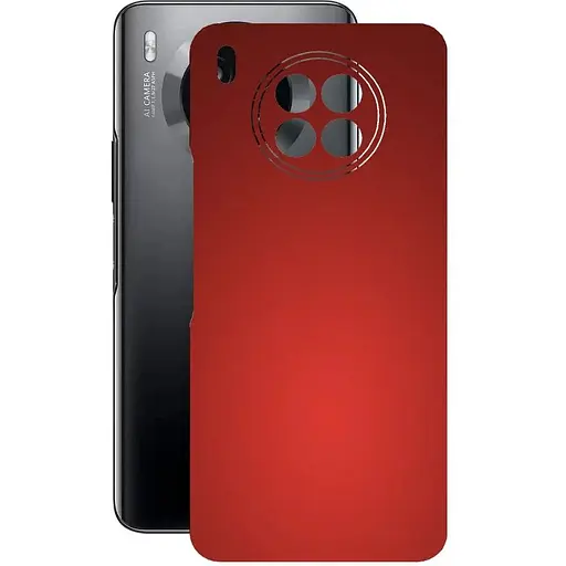 Защитная пленка StatusSKIN для Honor 50 Lite Корпус Винил красная матовая