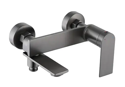 Смеситель для ванны Rea Storm gun grey настенный с изливом REA-B4585 Графит - фото 2