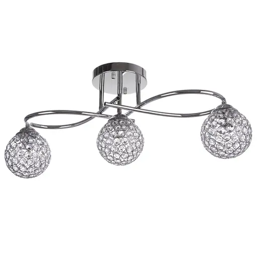 Люстра Brille молекула стельова E14 40W CH (BR-01383S/3) - фото 4