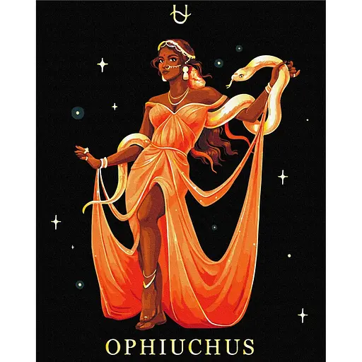 Картина за номерами на підрамнику Brushme Змієносець Соломія Ковальчук