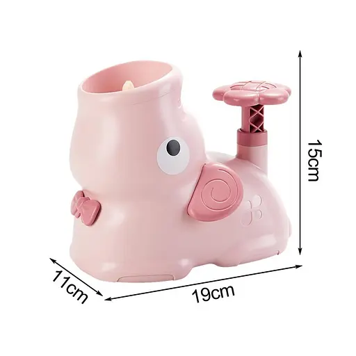 Детская игрушка с летающими тарелками Beiens Слоник розовый (206pink) - фото 7