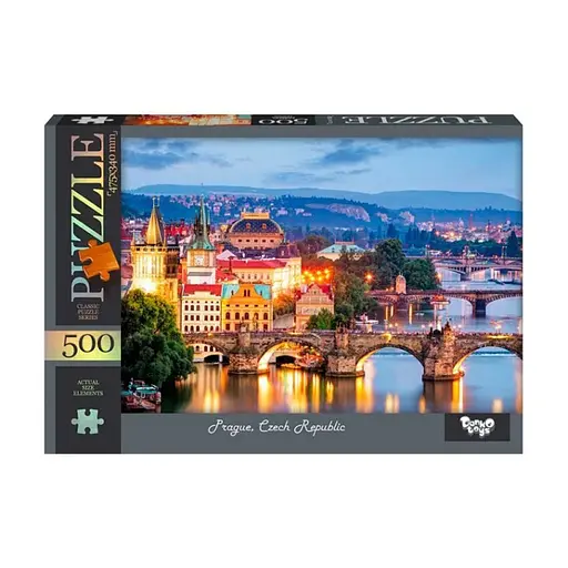 Пазл классический "Prague. Czech republic" Danko Toys С500-14-01, 500 элементов - фото 1