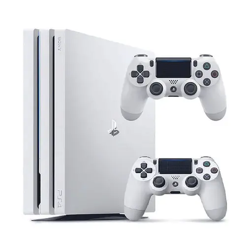 Консоль Sony PlayStation 4 PRO 1TB CUH 72 White обслуженая + 2 Геймпада беспроводных DualShock 4 + гарантия б/у
