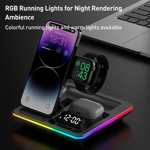 БЗП + годинник A93 4in1 Black - фото 2