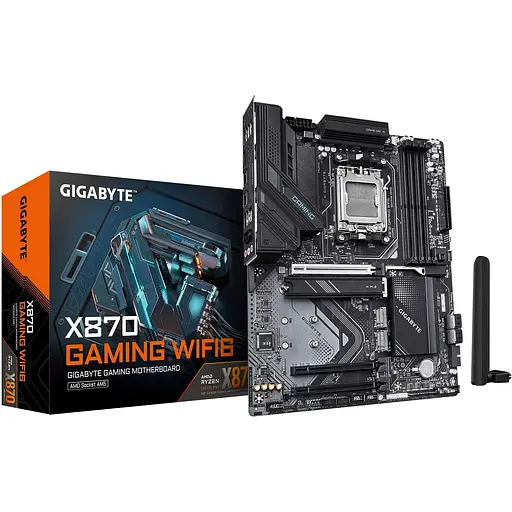 Материнська плата Gigabyte X870 Gaming WF6 sAM5 X870 sAM5 X870 4xDDR5 M.2 HDMI D-Sub ATX - фото 4