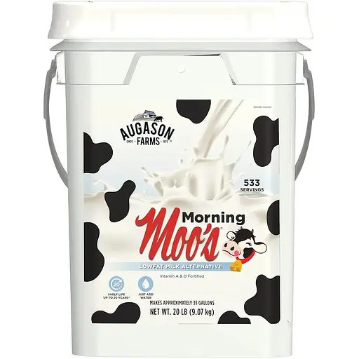 Соєве молоко нежирне сублімоване Augason Farms з великим терміном придатності до 20 років 533 порції