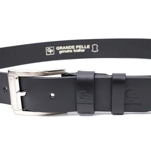 Ремінь шкіряний Grande Pelle чоловічий 3,8х120 см acs0026890 - фото 3