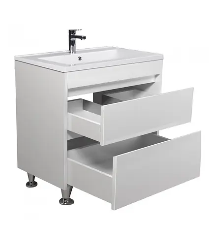 Тумба Мойдодир Prime 80 з умивальником Cosmo 80 підлогова Білий - фото 5