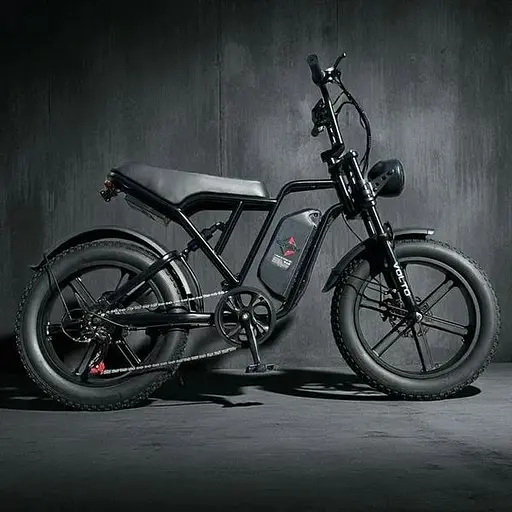 Электровелосипед Volto Vortex 22" фетбайк 1000W 48V 19Ah PAS система черный - фото 4