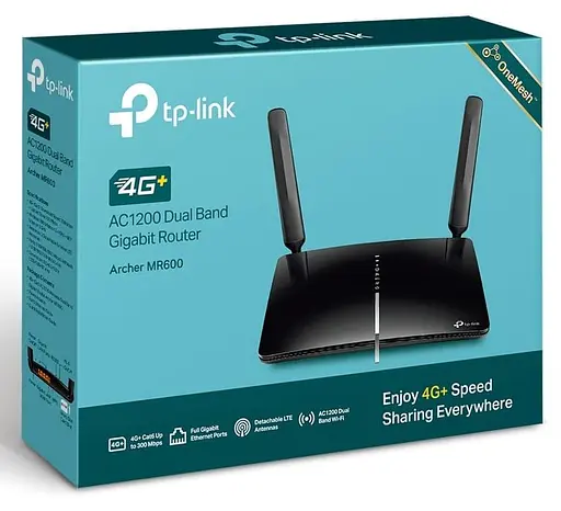 Роутер TP-Link 4G Archer MR600 AC1200 Black 802.11ac (Archer-MR600) - фото 6