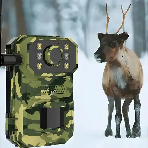 Камера для охоты Mosquitall на солнечной батарее A8S 4G, датчик движения, камуфляж - фото 9