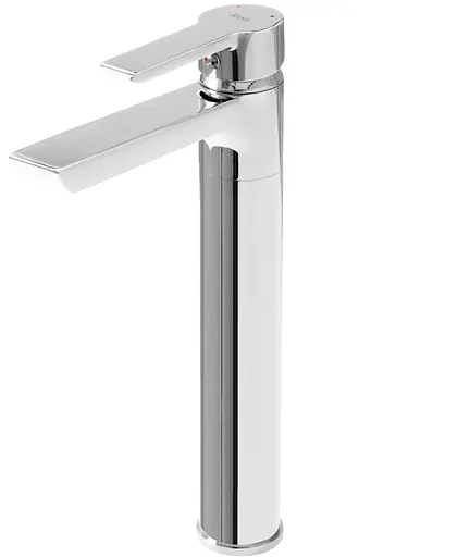 Змішувач для умивальника Rea Argus високий хром REA-B6209 Хром - фото 2