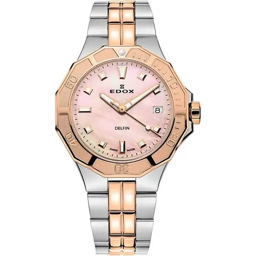 Часы Edox Delfin Diver Date Lady 53020 357RM ROR
