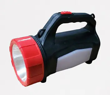 Мощный светодиодный аккумуляторный фонарь JY-1169 прожектор переносной фонарь для охраны - фото 4