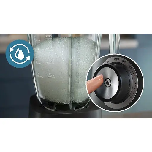 Блендер Philips Series 5000 стационарный 1200 Вт черный (HR3041/00) - фото 5