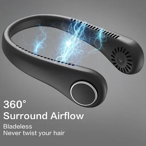 Персональный шейный вентилятор Dreamy Cubby Neck Fan 3 уровня USB - фото 4