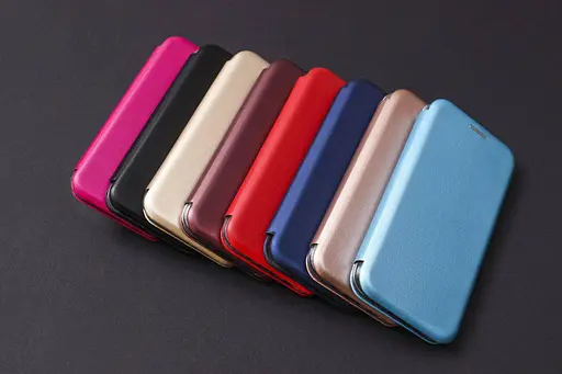 Чохол книжка Xiaomi Redmi 13 еко-шкіра Premium Case для смартфона Пудровий - фото 2
