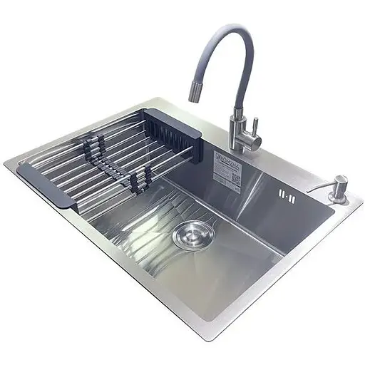 Комплект мийка + змішувач Romzha Arta U-650S Max (C) - фото 1