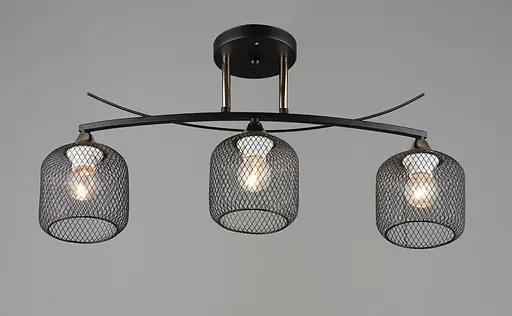 Подвесная люстра B K2257/3 BK+FGD