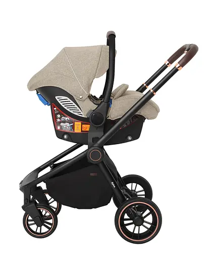 Універсальна коляска-книжка Carrello Epica CRL-8511/1 3в1 Almond Beige - фото 4