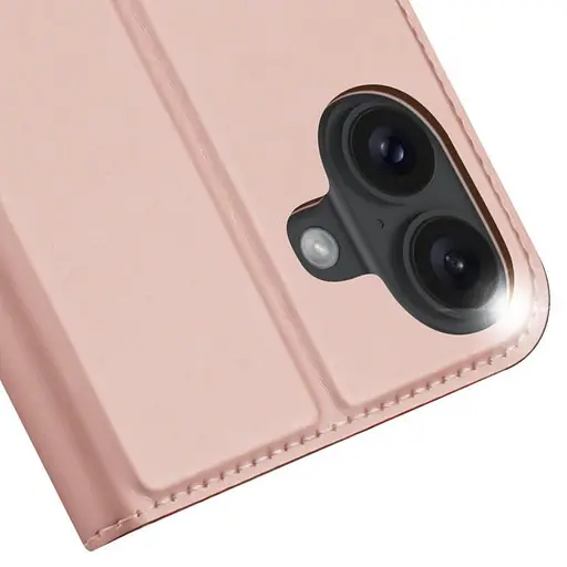 Чехол-книжка Dux Ducis с карманом для визиток для Apple iPhone 16, 6.1 Rose Gold - фото 2