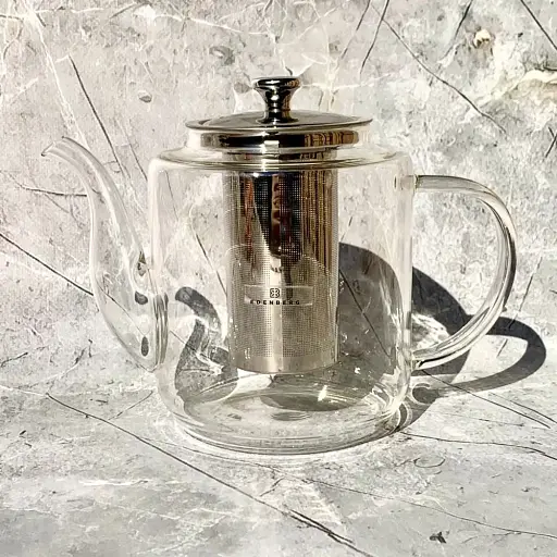 Заварочный чайник Edenberg EB-19037 термостойкий до 500° из жаропрочного стекла 1,2 л - фото 2