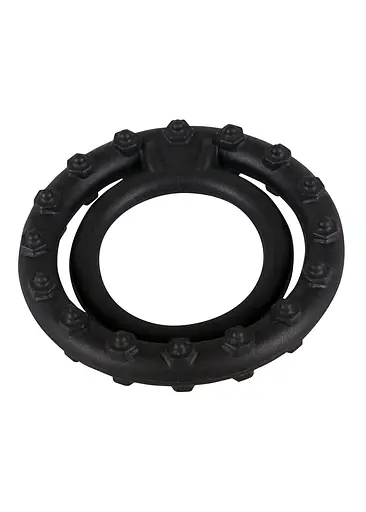 Эрекционное кольцо You2Toys Steely Cockring 3.7 см черный - фото 3